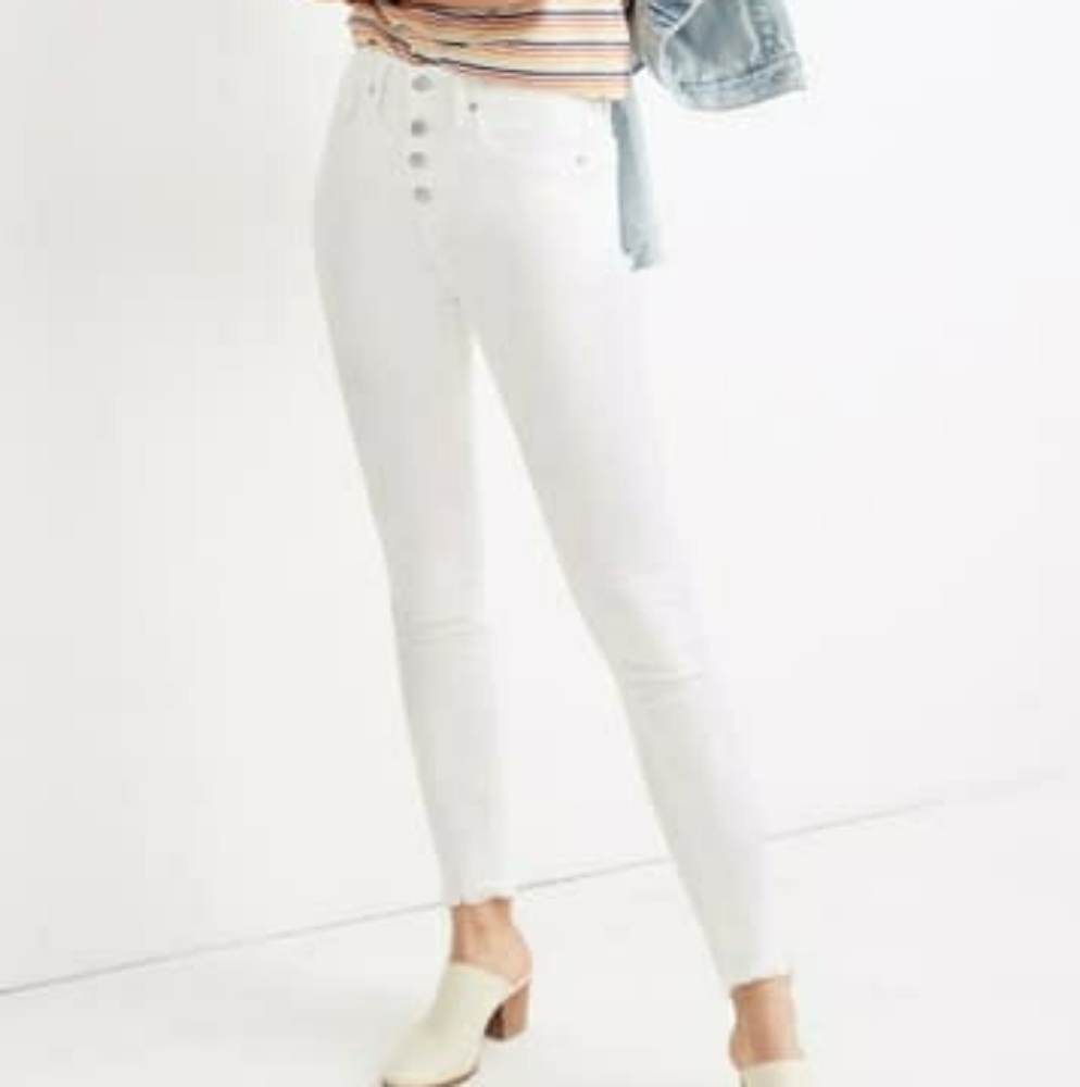 Madewell Flattering Button Fly Mid Rise 37